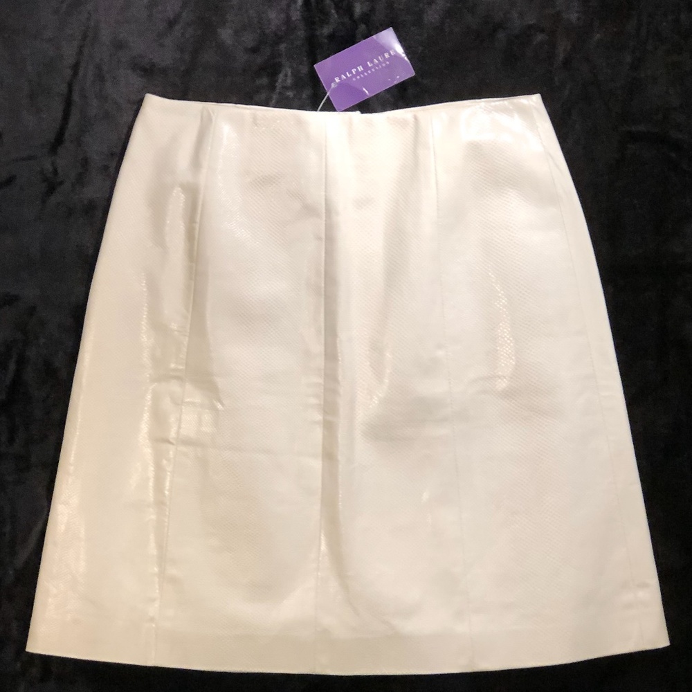 Ralph Lauren Python Skirt Purple Label Colletion